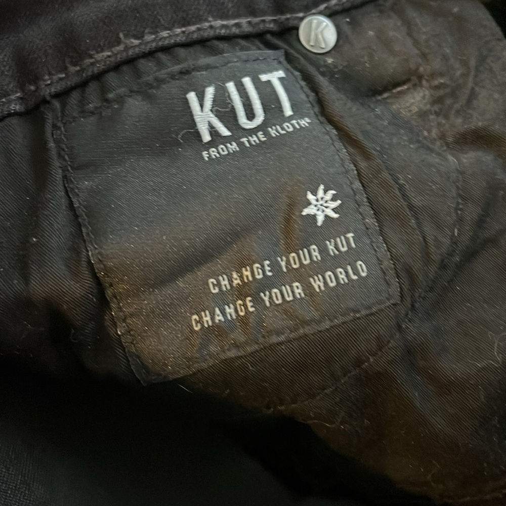 KUT from the Kloth Donna High-Rise Ankle Skinny Jeans in Black Size 6‎ - Picture 10 of 12
